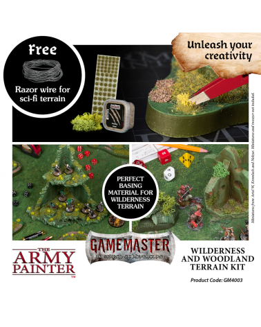 Wilderness & Woodlands Terrain Kit - Dungeons & Caverns - Gamemaster - The Army Painter