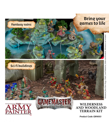 Wilderness & Woodlands Terrain Kit - Dungeons & Caverns - Gamemaster - The Army Painter