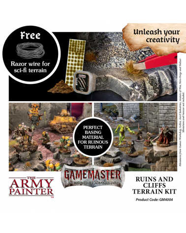 RUINS & CLIFFS TERRAIN KIT - Dungeons & Caverns - Gamemaster - The Army Painter