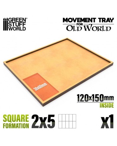 MDF Movement Trays 120x150mm Old World