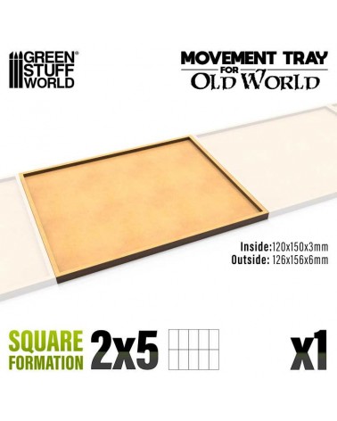 MDF Movement Trays 120x150mm Old World