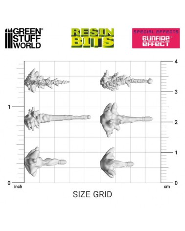 Effets de tirs / Gunfire Effect - 3D printed set