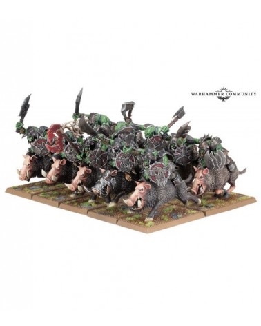 Orc Boar Boyz Mob - Orc & Goblin Tribes