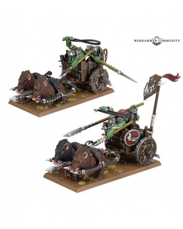 Boar Chariots - Orc & Goblin Tribes