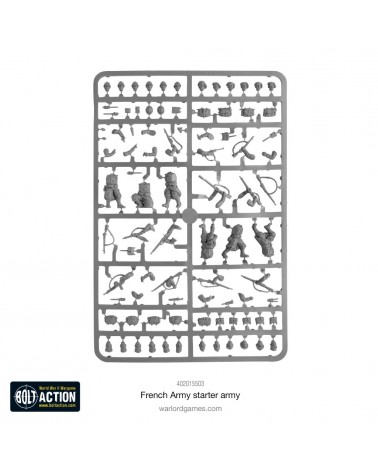 BOLT ACTION - FRENCH ARMY STARTER ARMY - EN