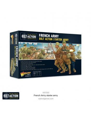 BOLT ACTION - FRENCH ARMY STARTER ARMY - EN