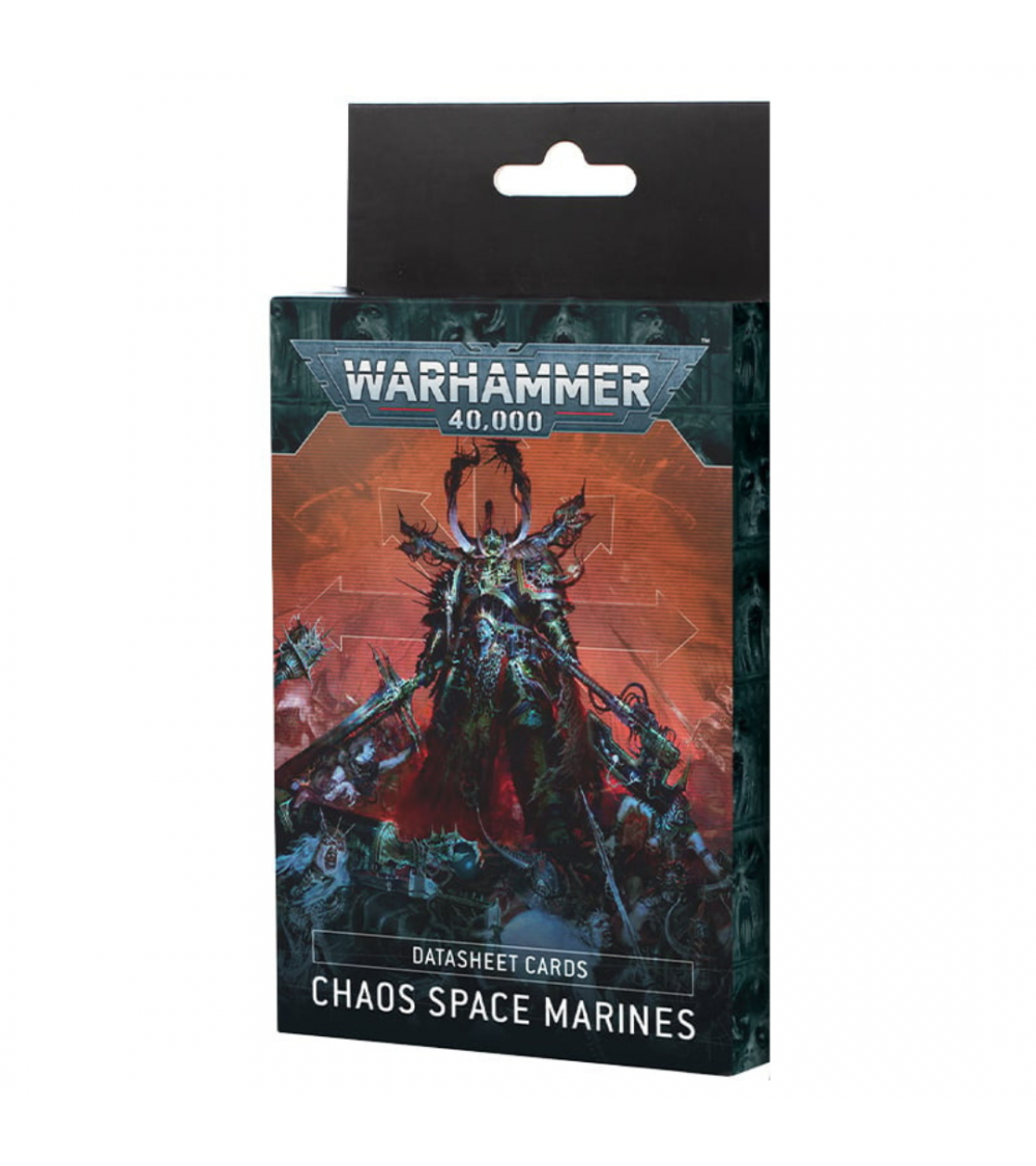 Datasheet Cards Chaos Space Marines 10th Edition (ENG)