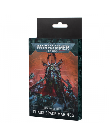 Datasheet Cards Chaos Space Marines 10th Edition (ENG)