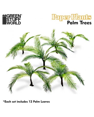 Palmier - Plantes à Papier / Palm Trees - Paper Plants