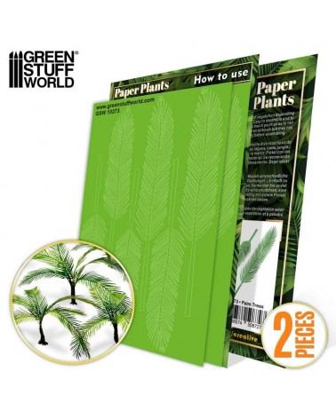 Palmier - Plantes à Papier / Palm Trees - Paper Plants