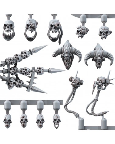 Death Heap Skulls and trophies