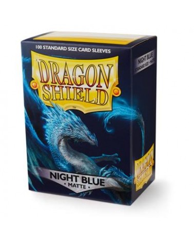 DRAGON SHIELD STANDARD MATTE SLEEVES - NIGHT BLUE (100 SLEEVES)