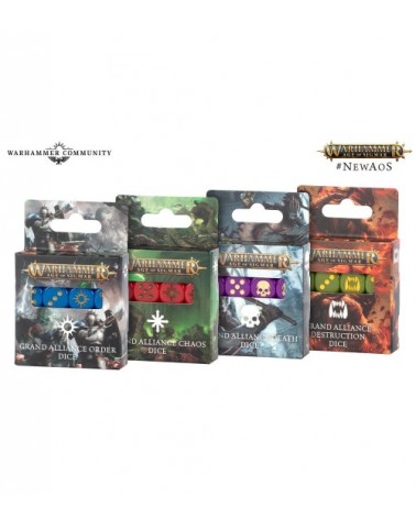 AGE OF SIGMAR: Pack de dés, Grande alliance de la Destruction