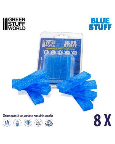 Blue Stuff Mold 8 bars