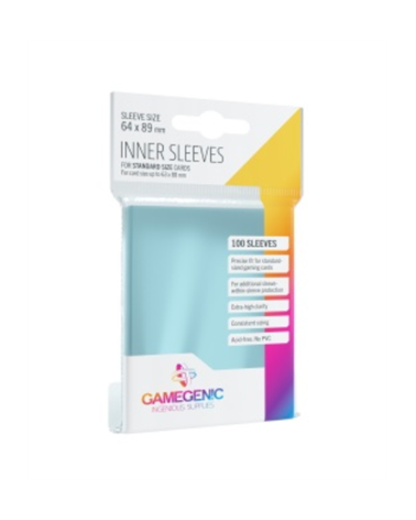 Gamegenic - Inner Sleeves - Clear (100 Sleeves)