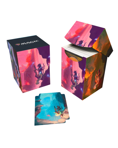 Bloomburrow 100+ Deck Box - Season Lands: Mountain