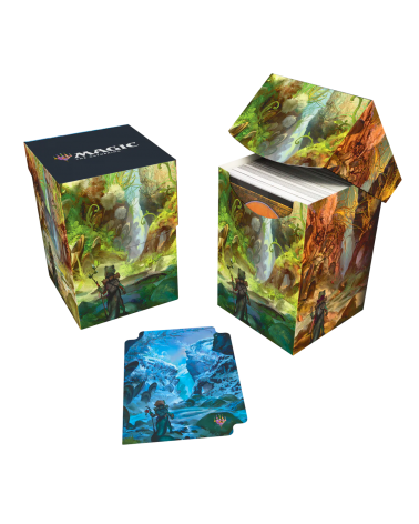 Bloomburrow 100+ Deck Box - Season Lands: Swamp