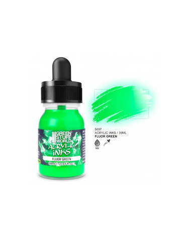 Fluor Acrylic Ink - Green