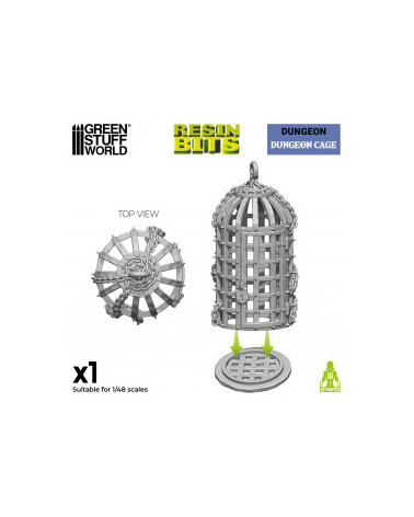 3D printed set - Dungeon Cage / Cage de Donjon