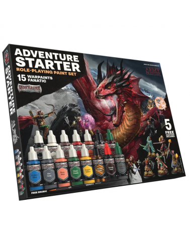 ARMY PAINTER - STARTER PEINTURE - ADVENTURE STARTER ROLE-PLAYING PAINT SET