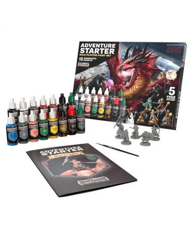 ARMY PAINTER - STARTER PEINTURE - ADVENTURE STARTER ROLE-PLAYING PAINT SET