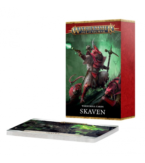 WARSCROLL CARDS: SKAVEN (ENG)