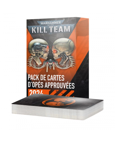 K/T: PACK DE CARTES D'OPÉS APPROUVÉES / Kill Team: Approved Operations Card Pack 2024 (Français)