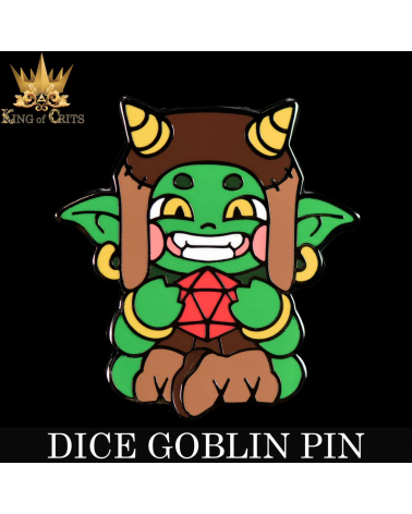 Dice Goblin (Enamel Pin)