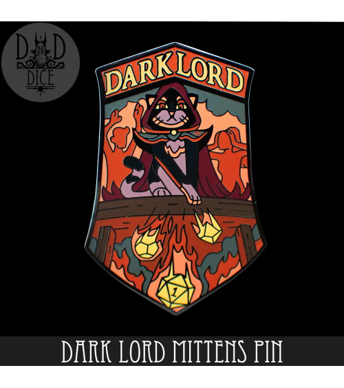 Dark Lord Mittens (Enamel Pin)