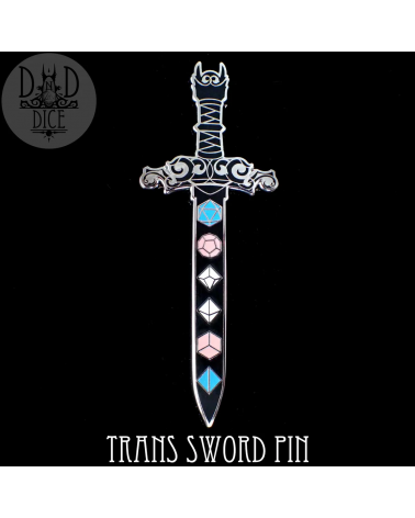 Trans Sword (Enamel Pin)