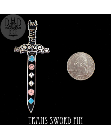 Trans Sword (Enamel Pin)