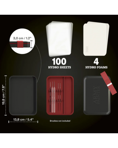 Palette humide Hydro Bundle  (4 mousses et 100 feuilles) / Wet Palette Hydro Bundle (4 foams and 100 hydro sheets)