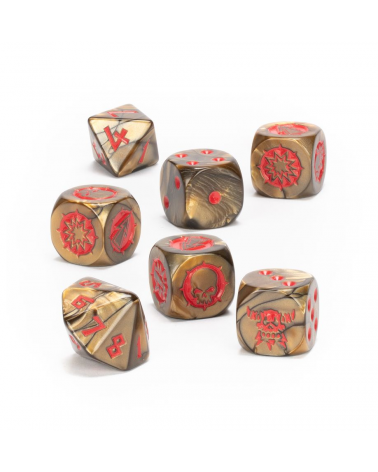 BLOOD BOWL: CHAOS DWARF TEAM DICE