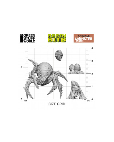 Set imprimé en 3D - Araignées monstres