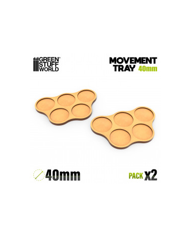 Plateaux de Mouvement MDF 40mm x5 - Horde