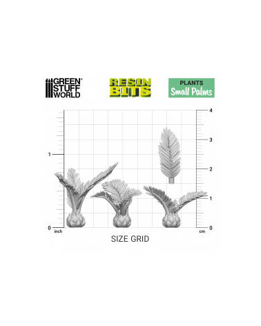 Set imprimé en 3D - Petits Palmiers