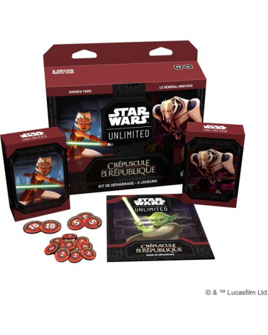 CREPUSCULE DE LA REPUBLIQUE - KIT STARTER 2 JOUEURS (FR) - Star Wars Unlimited