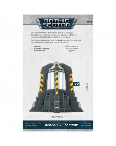 Gothic Sector: Plasma generator (fully painted)