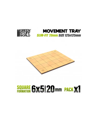 Slimfit Square MDF Movement Trays 20mm 6x5