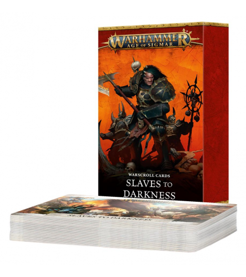 WARSCROLL CARD: SLAVES TO DARKNESS (ENG)