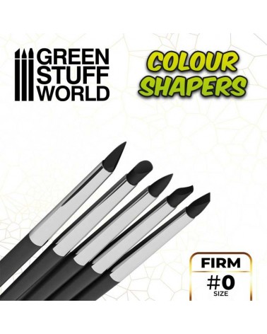 Shapers Brushes SIZE 0 - BLACK FIRM