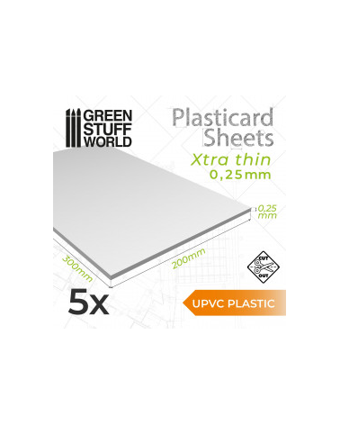 Plasticard 0,25mm (5)