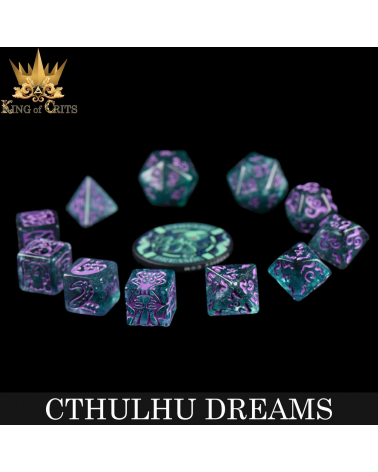 Cthulhu Dreams - 11 Dice Set