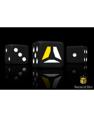 AlphaCast Official Dice - Black