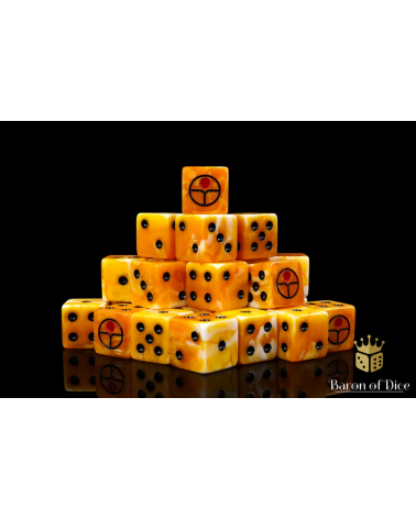 Universal Peace Dice - Ochre