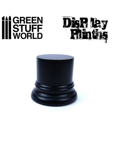 Round Display Plinth 4.5 cm - Black