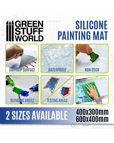 Silicone Painting Mat 600x400mm